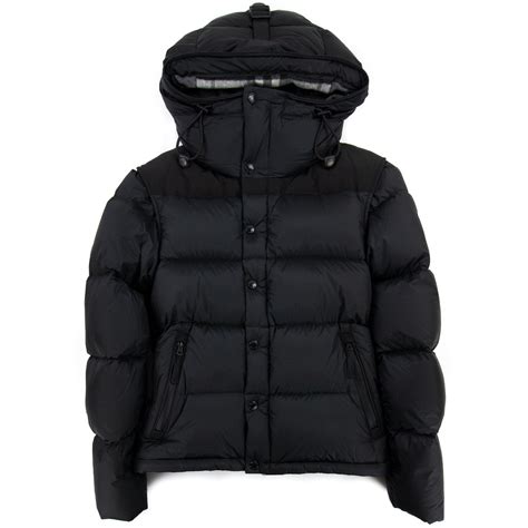 burberry gilet black|burberry detachable puffer jacket.